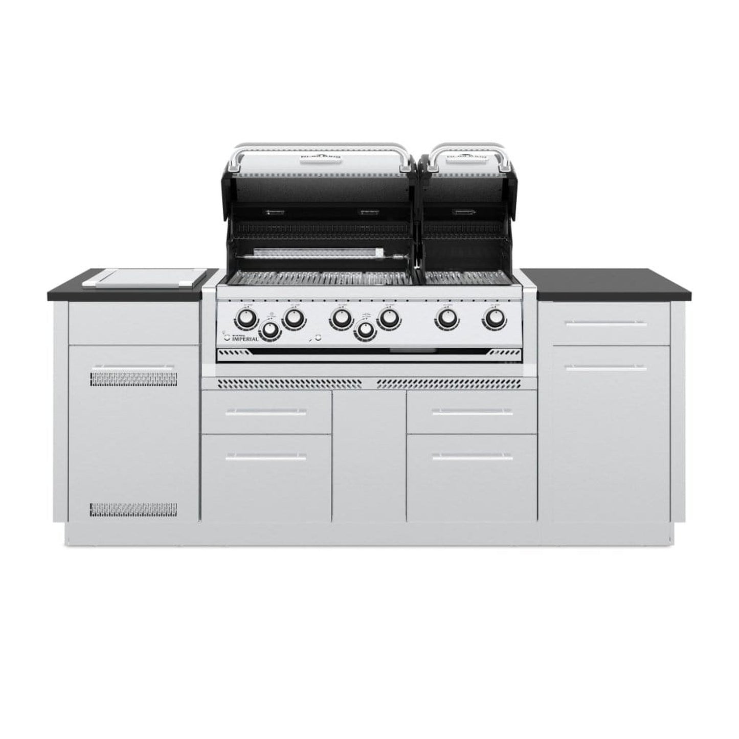 Broil King 86" 6-Burner Imperial S 690i Gas Grill Center w/ Side