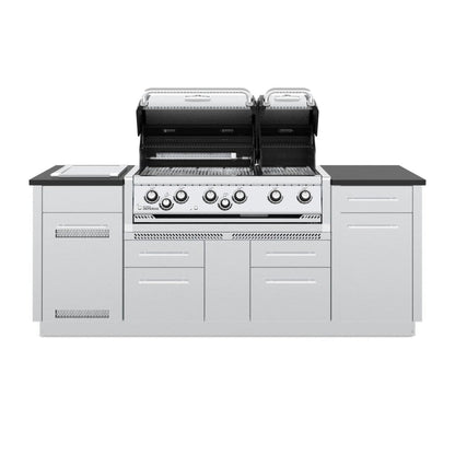 Broil King 86" 6-Burner Imperial S 690i Gas Grill Center w/ Side