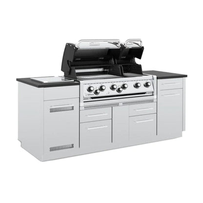 Broil King 86" 6-Burner Imperial S 690i Gas Grill Center w/ Side