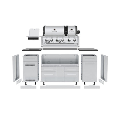 Broil King 86" 6-Burner Imperial S 690i Gas Grill Center w/ Side