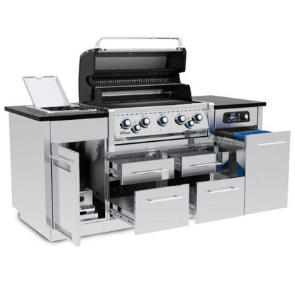Broil King Imperial QS 590i Natural Gas Grill Island With iQue