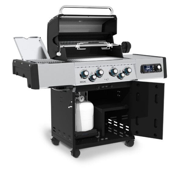 Broil King Regal Q 490 Pro IR 63" Black Natural Gas Grill With iQue