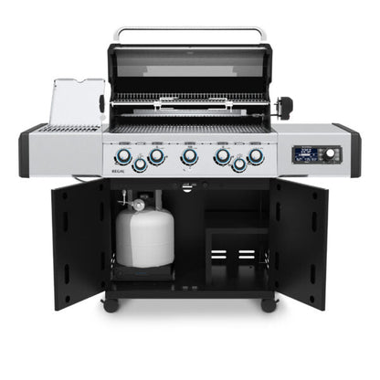 Broil King Regal Q 590 Pro IR 63" Black Natural Gas Grill With iQue