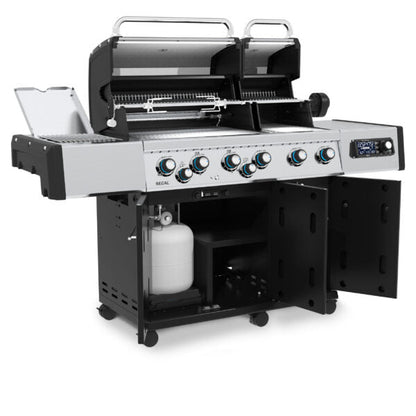 Broil King Regal Q 690 Pro IR 70" Black Propane Gas Grill With iQue