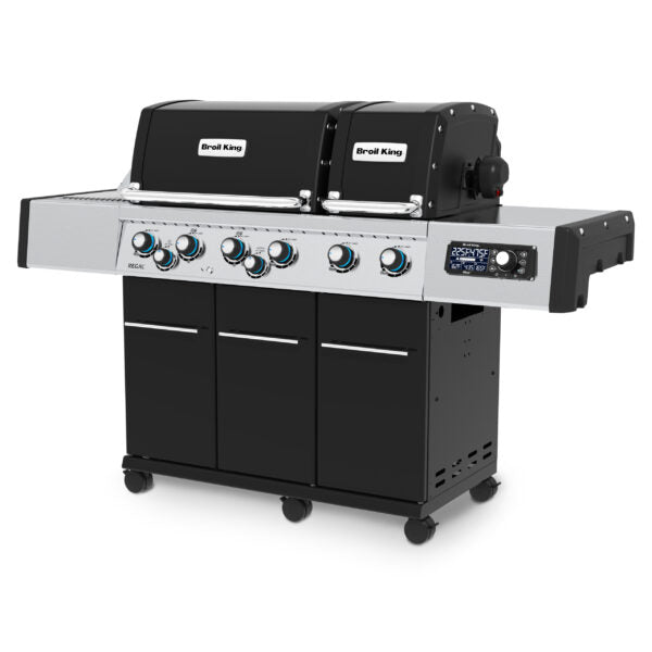 Broil King Regal Q 690 Pro IR 70" Black Propane Gas Grill With iQue