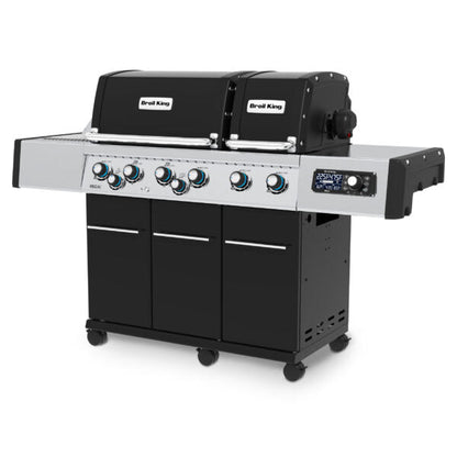 Broil King Regal Q 690 Pro IR 70" Black Natural Gas Grill With iQue