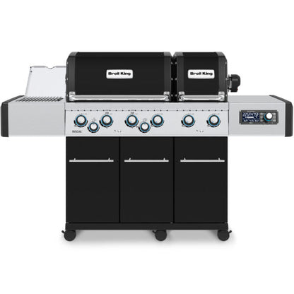 Broil King Regal Q 690 Pro IR 70" Black Propane Gas Grill With iQue