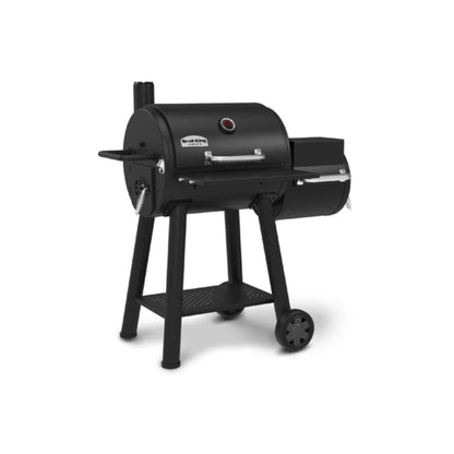 Broil King Smoke 50" Black Regal Offset 400 Charcoal Smoker/Grill