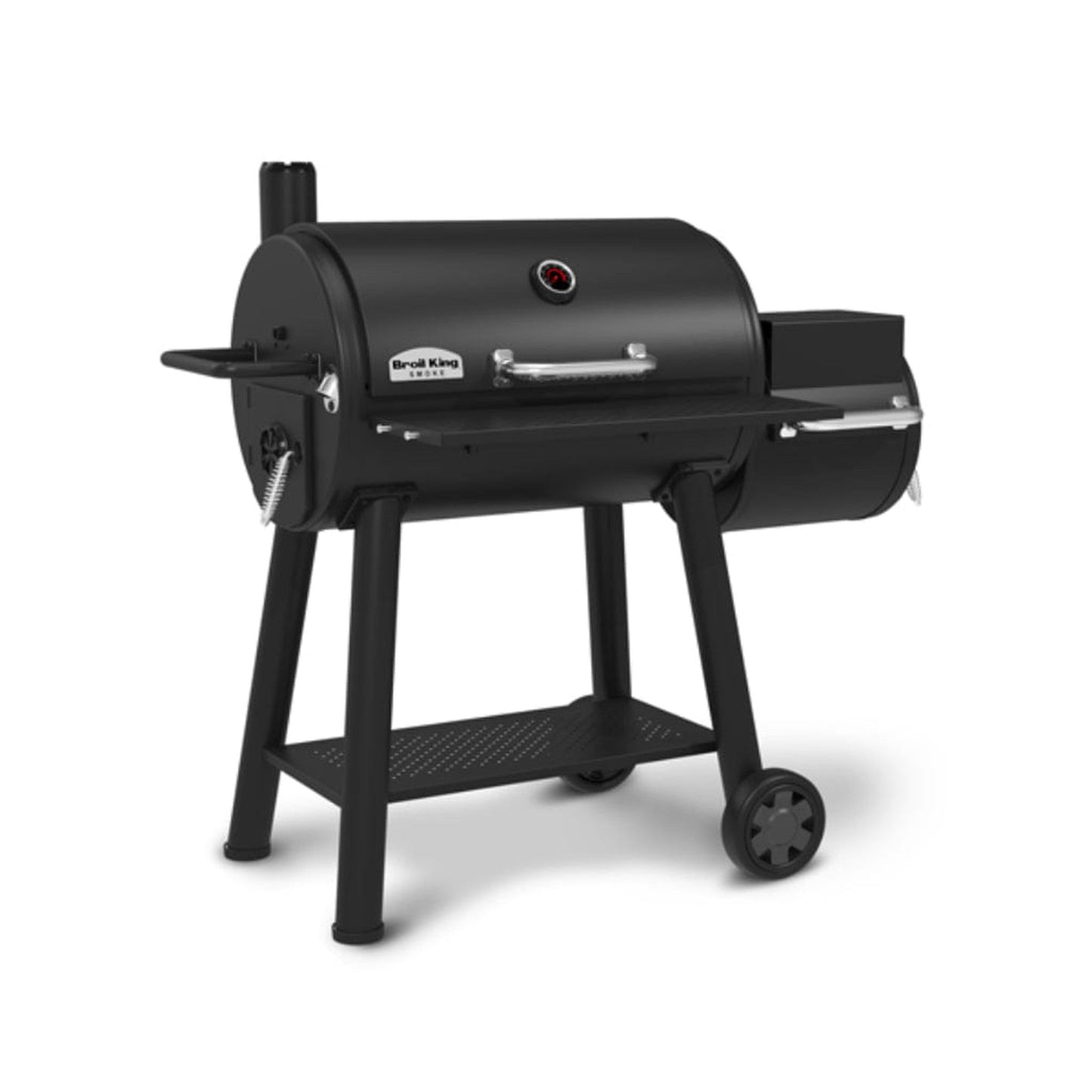 Broil King Smoke 60" Black Regal Offset 500 Charcoal Smoker/Grill