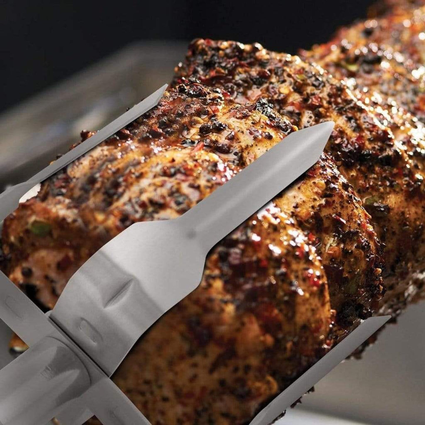 Broil King Stainless Steel Mega Rotisserie Forks Set