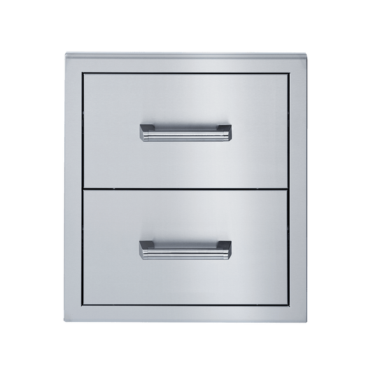 Broilmaster 22" x 20" Stainless Steel Built-In Double Drawer