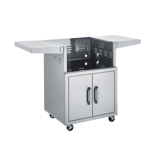 Broilmaster 26" Stainless Steel Cart with 2 Doors and 2 Fold-Down