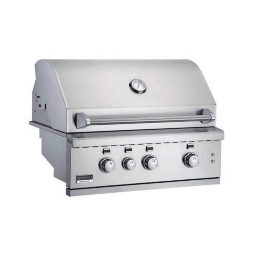 Broilmaster 34" Built-In 3-Burners Gas Grill Head with Work Lights,