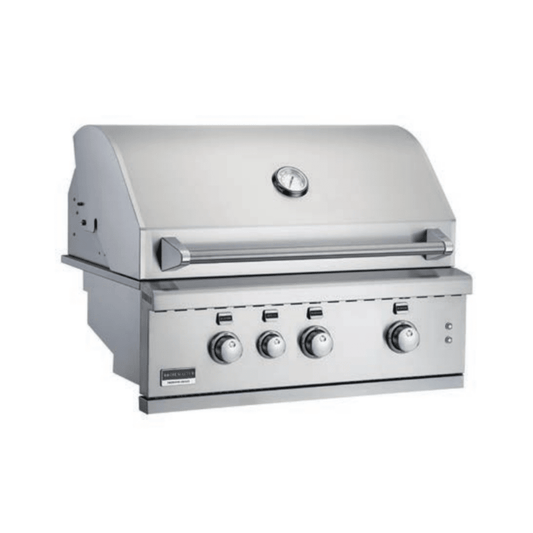 Broilmaster 34" Built-In 3-Burners Gas Grill Head with Work Lights,