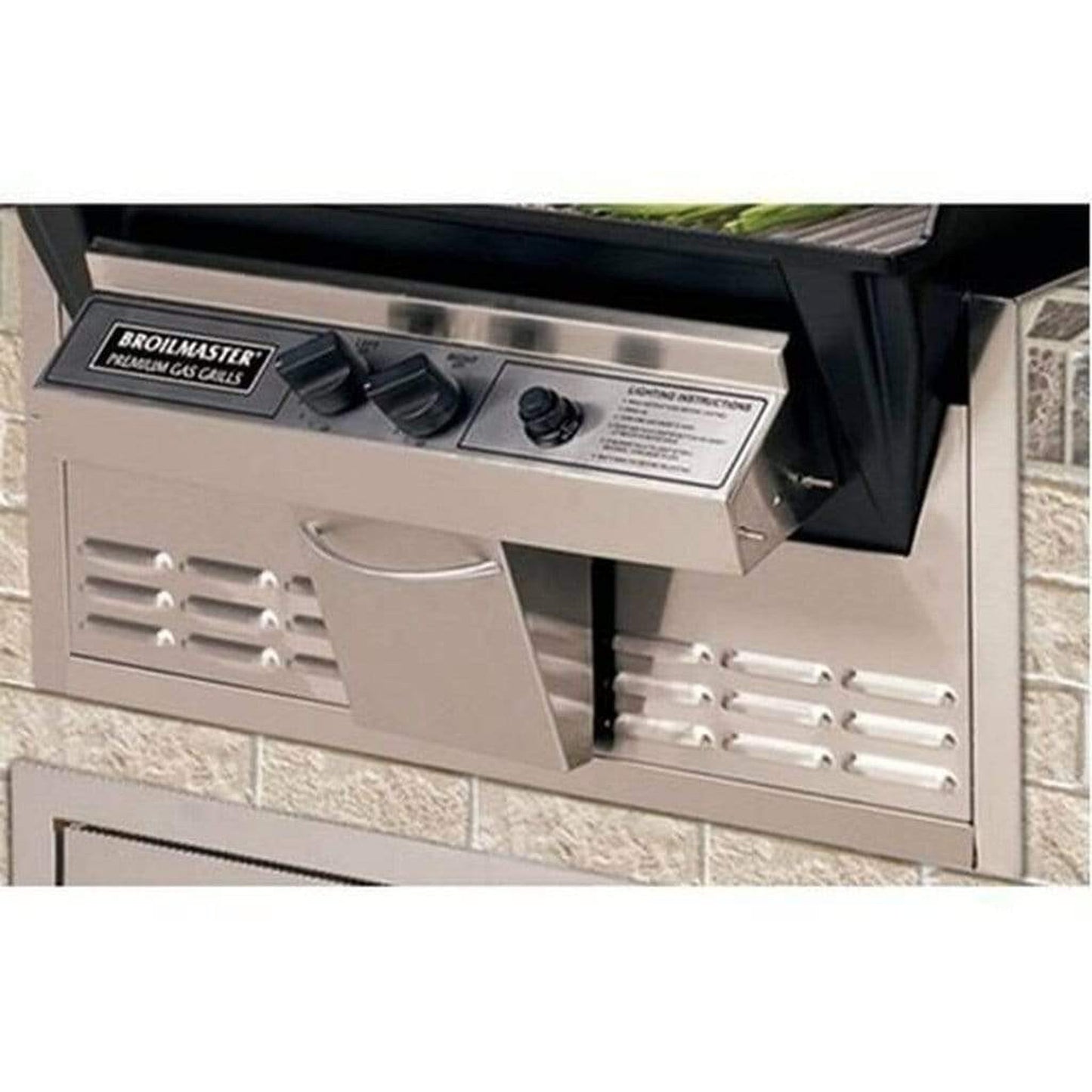 Broilmaster P3X Premium Built-In Propane Gas Grill With Built-In Kit