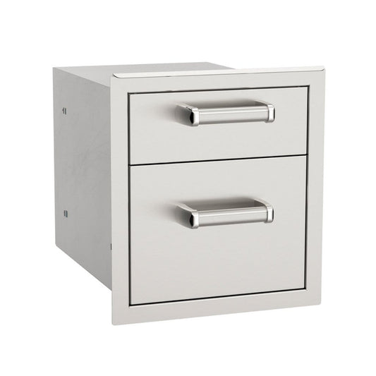 Fire Magic 14" 53802SC Premium Flush Double Access Drawer w/ Soft