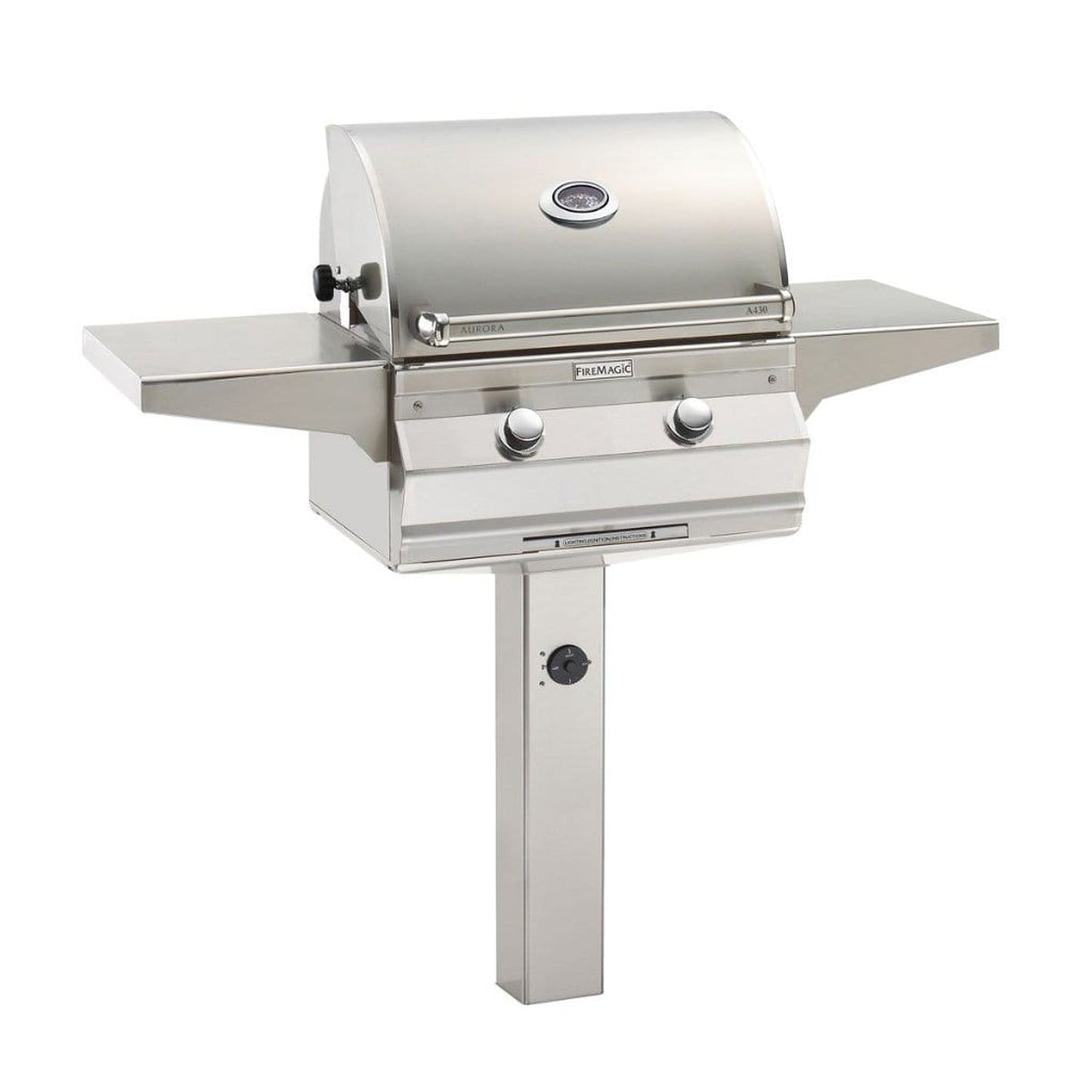 Fire Magic 24" 2-Burner Aurora A430s In-Ground Post Mount Gas Grill