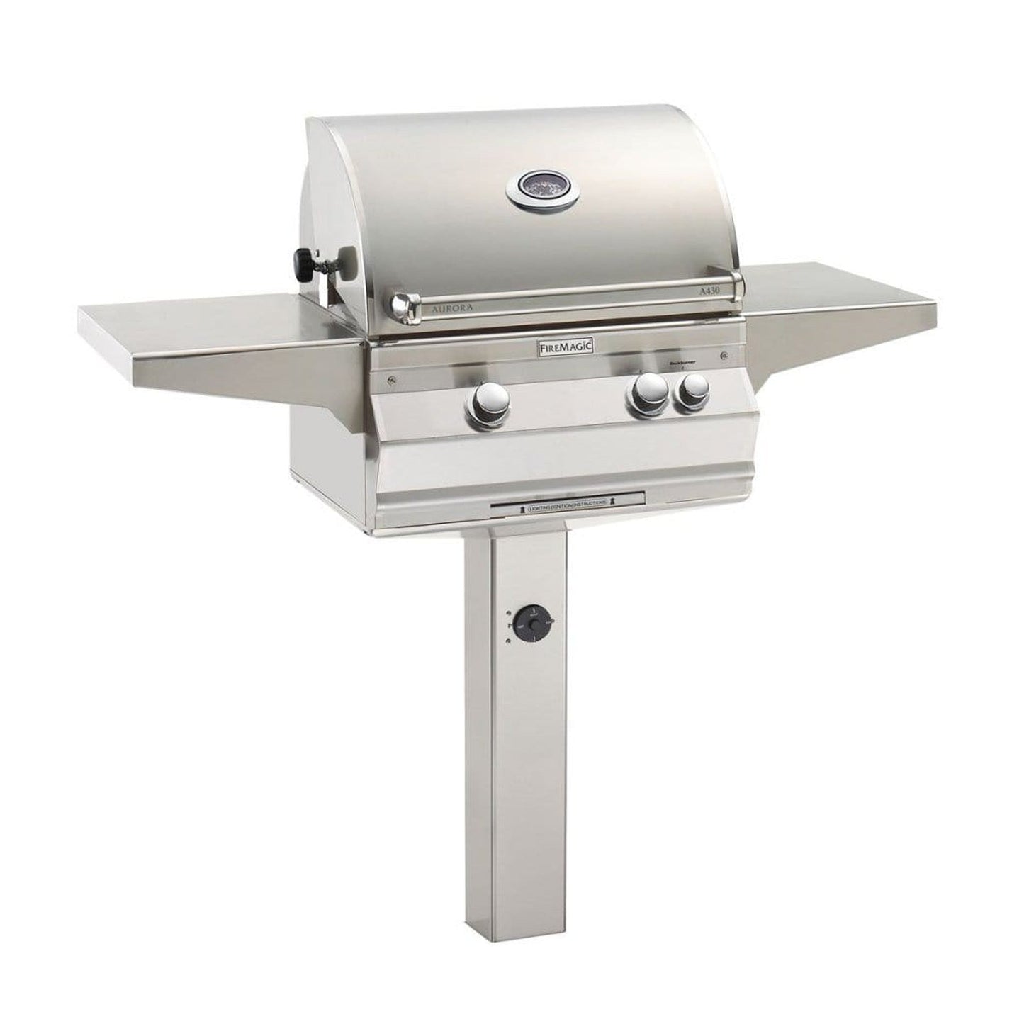 Fire Magic 24" 2-Burner Aurora A430s In-Ground Post Mount Gas Grill