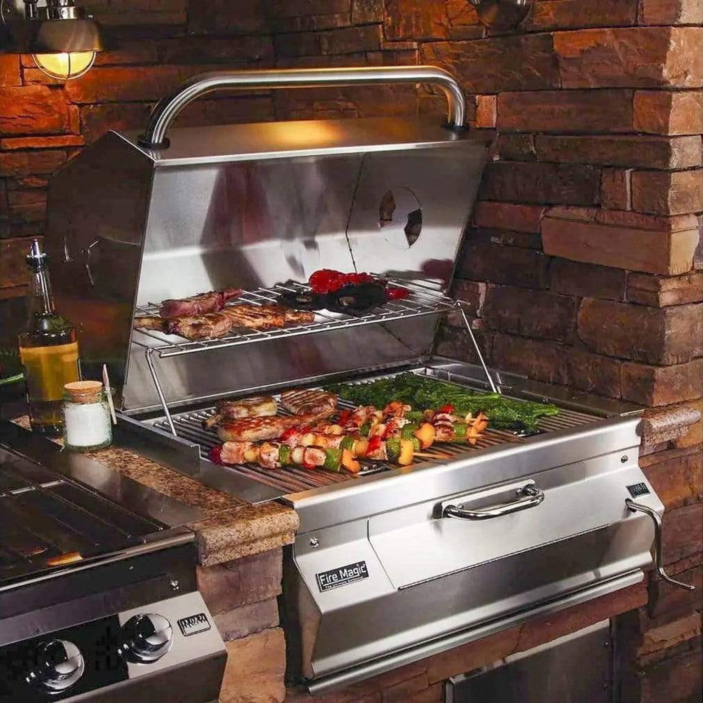 Fire Magic 30" 14-SC01C-A Legacy Built-In Charcoal Grill