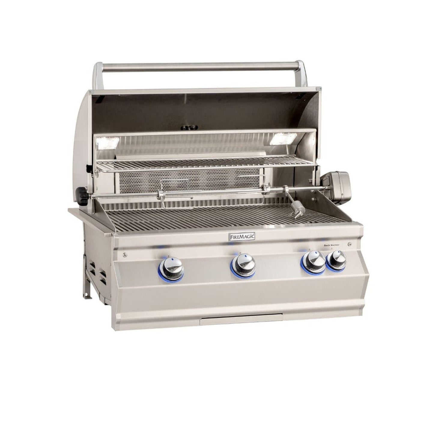 Fire Magic 30" 3-Burner Aurora A660i Built-In Gas Grill w/ Rotisserie