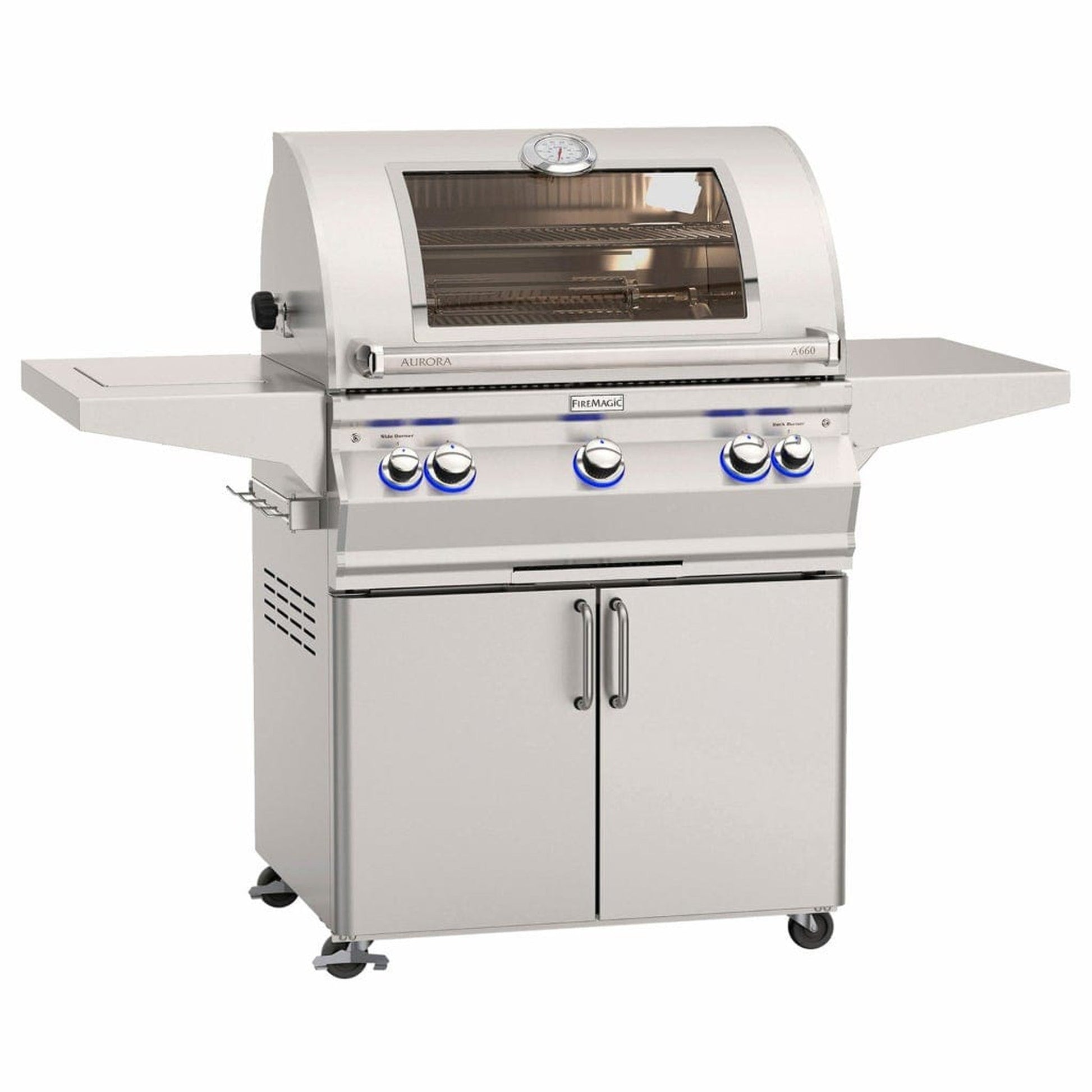 Fire Magic 30" 3-Burner Aurora A660s Gas Grill w/ Single Side Burner