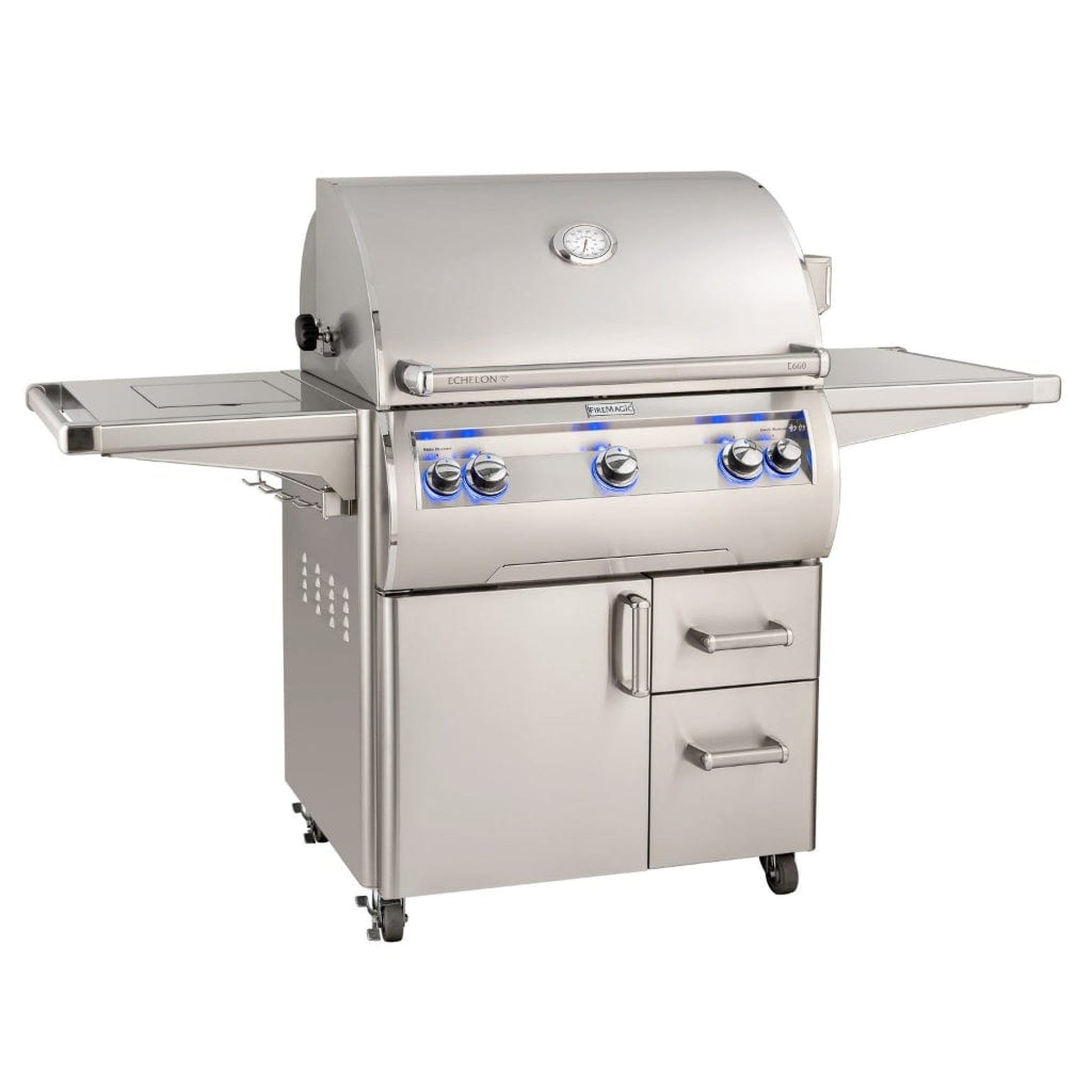 Fire Magic 30" 3-Burner Echelon Diamond E660s Gas Grill w/ Single