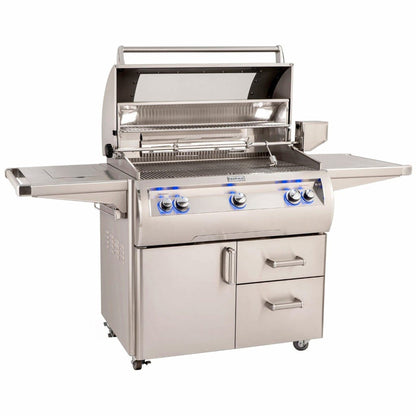 Fire Magic 36" 3-Burner Echelon Diamond E790S Gas Grill w/ Single Side Burner, Rotisserie & Analog Thermometer