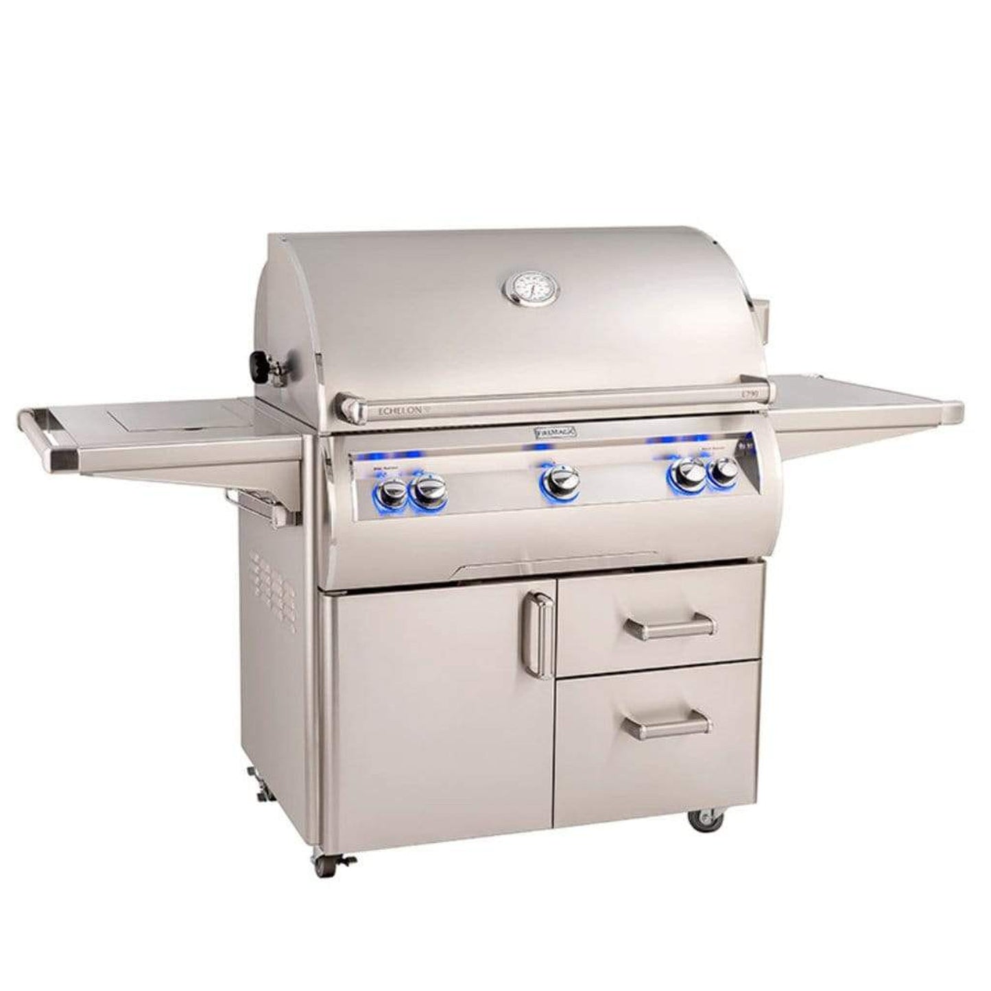 Fire Magic 36" 3-Burner Echelon Diamond E790S Gas Grill w/ Single Side Burner, Rotisserie & Analog Thermometer