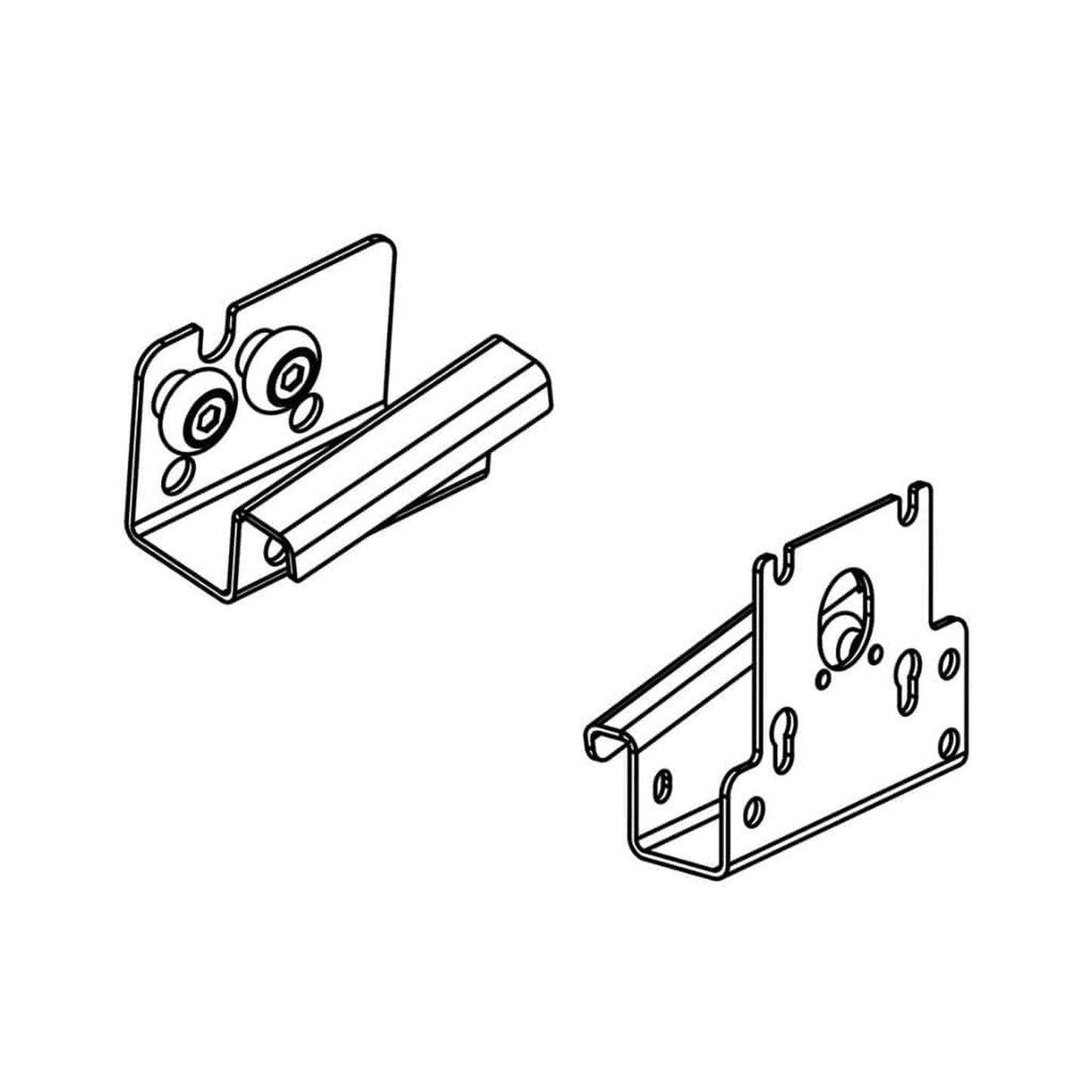 Fire Magic 3600-61 Super Heavy Duty Rotisserie Bracket Kit