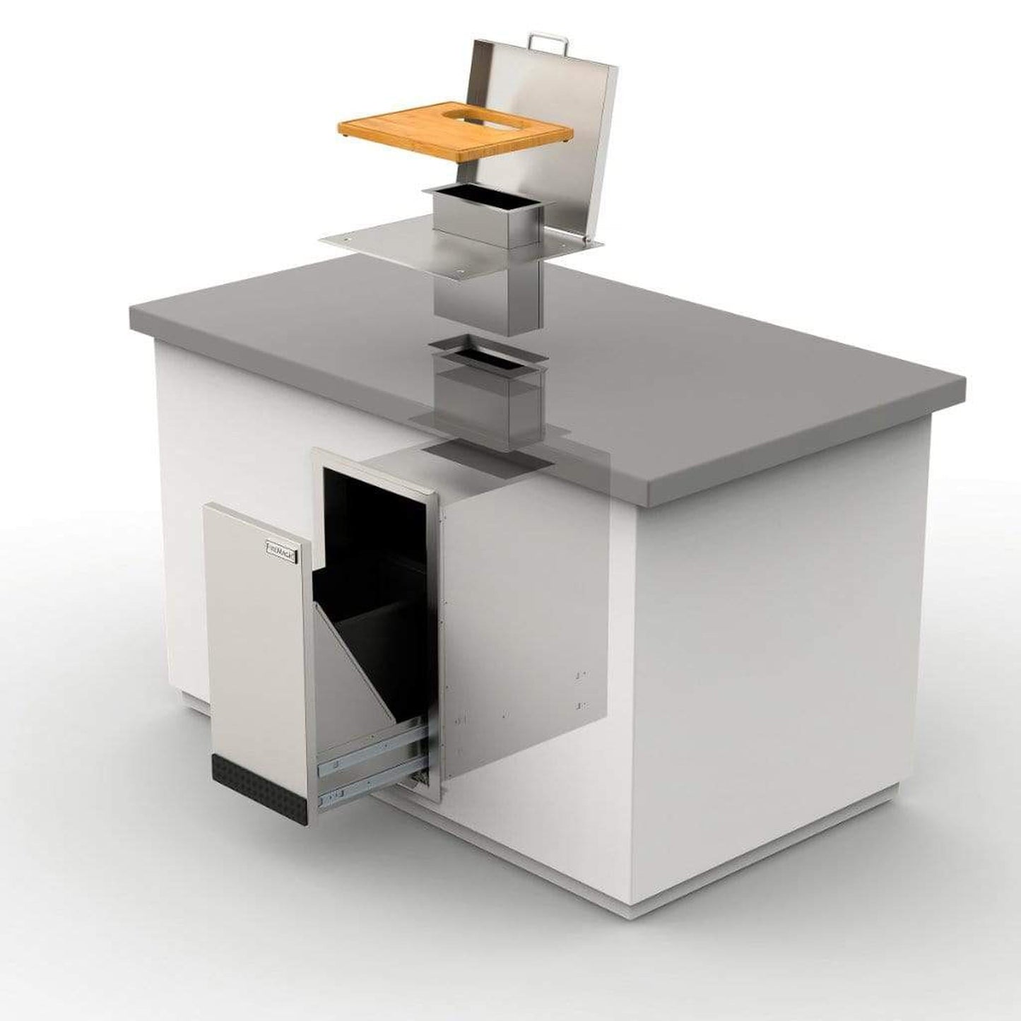 Fire Magic 9" Cut And Clean Combo Trash Chute w/ Cutting Board