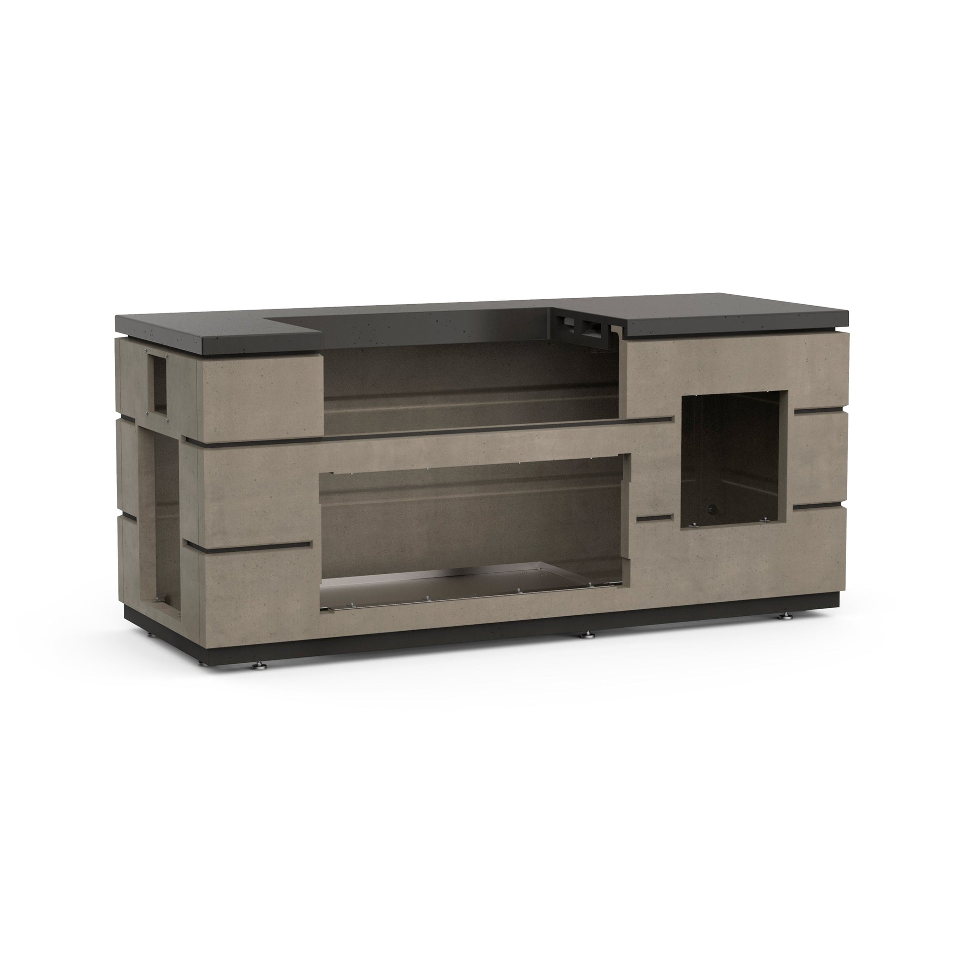 Fire Magic Choice 650 82" Contemporary Pre-Fab Grill Island