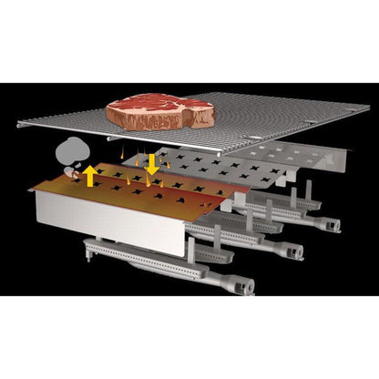 Fire Magic Echelon Diamond E660i 30" 3-Burner Built-In Gas Grill View