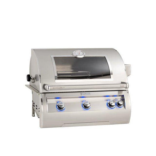 Fire Magic Echelon Diamond E660i 30" 3-Burner Built-In Propane Gas Grill With Magic View Window Analog Thermometer (Previous Model)