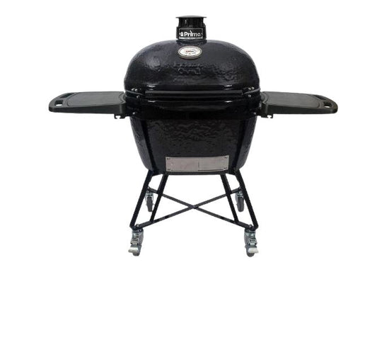 Primo Grills:  Oval XL Charcoal All-In-One (Heavy-Duty Stand, Side Shelves, Ash Tool and Grate Lifter)