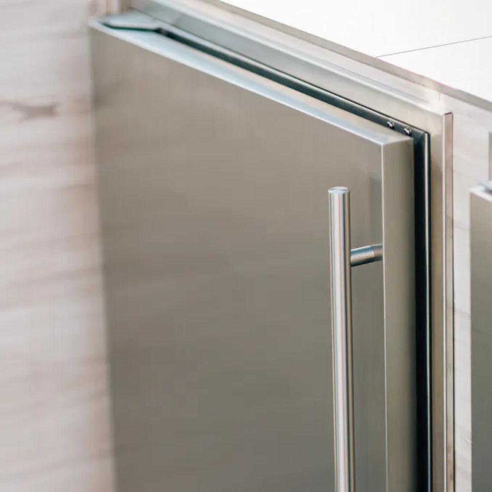 TrueFlame 15" Outdoor Rated Fridge with Glass Door