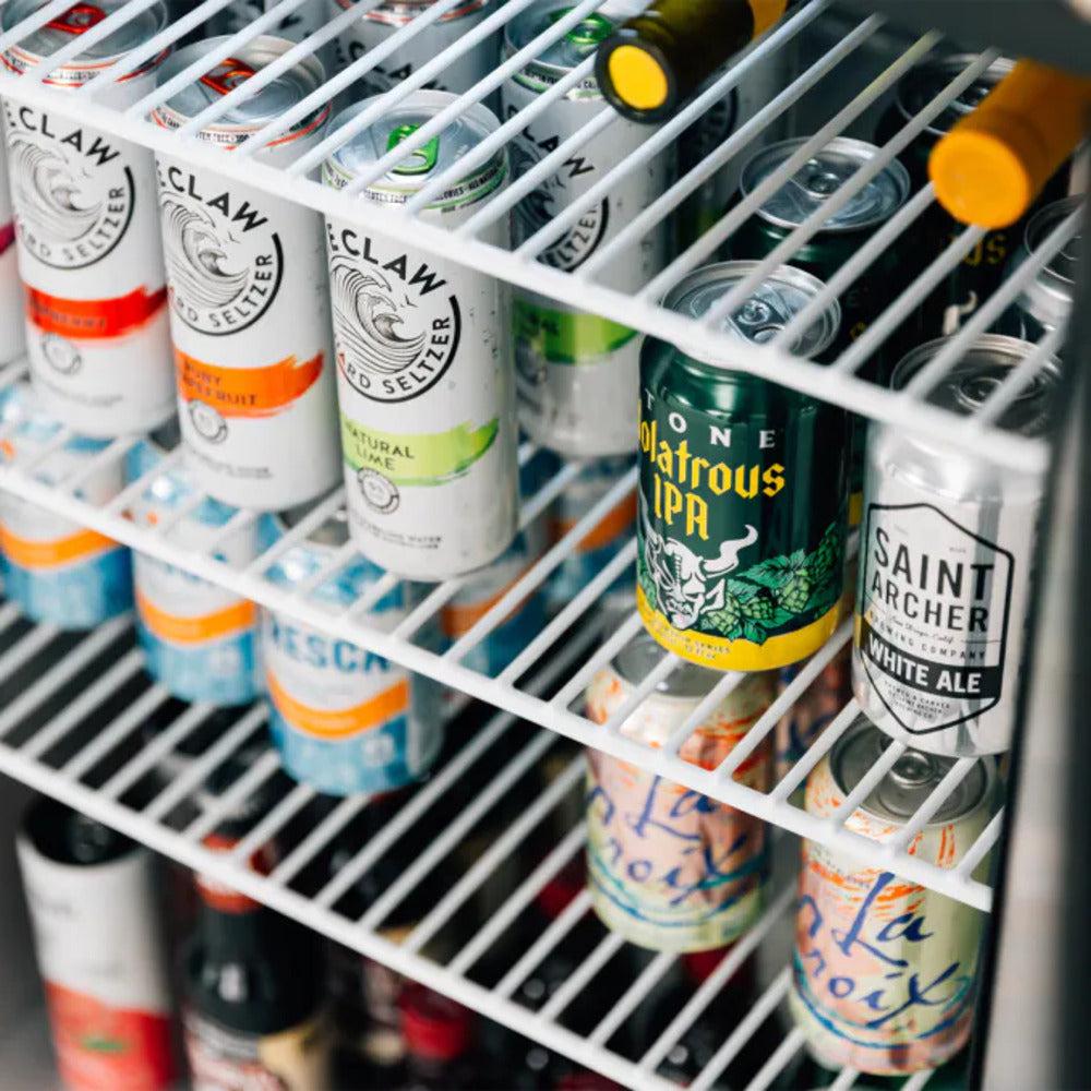 TrueFlame 15" Outdoor Rated Fridge with Stainless Steel Door