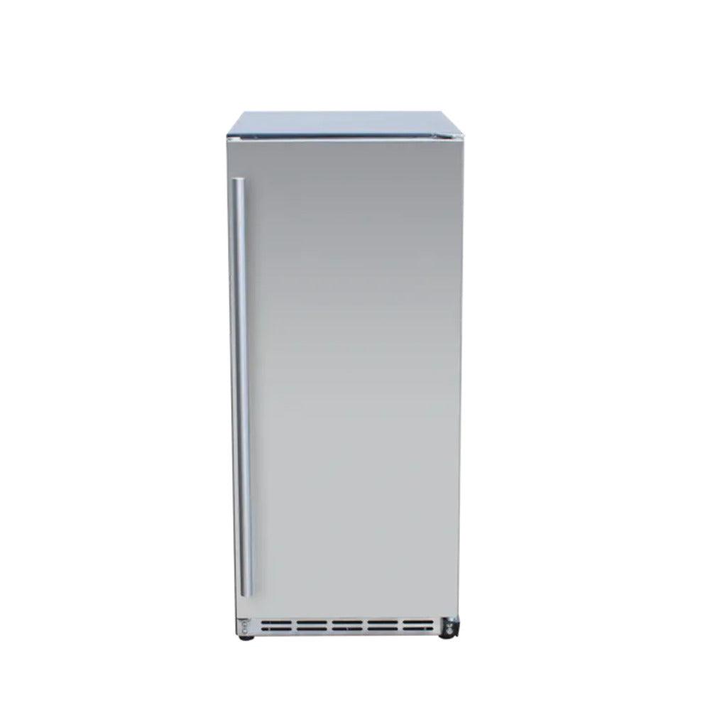 TrueFlame 15" Outdoor Rated Fridge with Stainless Steel Door