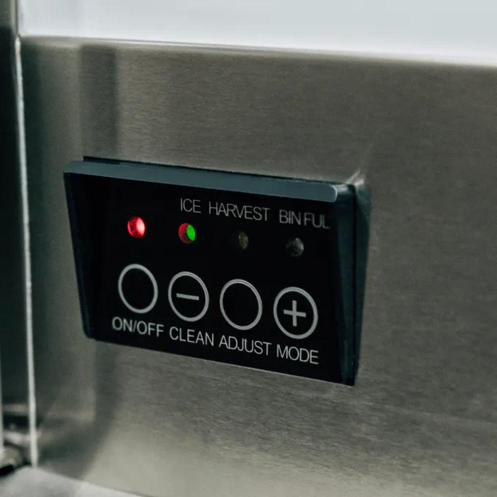 TrueFlame 15" UL-Outdoor Rated Ice Maker with Stainless Steel Door - 50lb Capacity