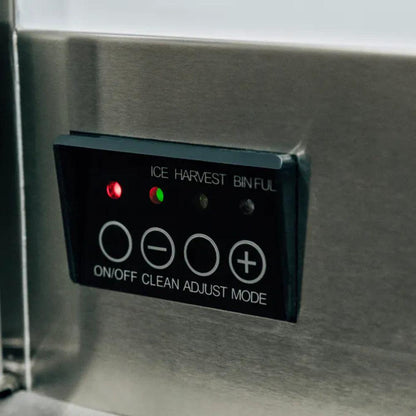 TrueFlame 15" UL-Outdoor Rated Ice Maker with Stainless Steel Door - 50lb Capacity