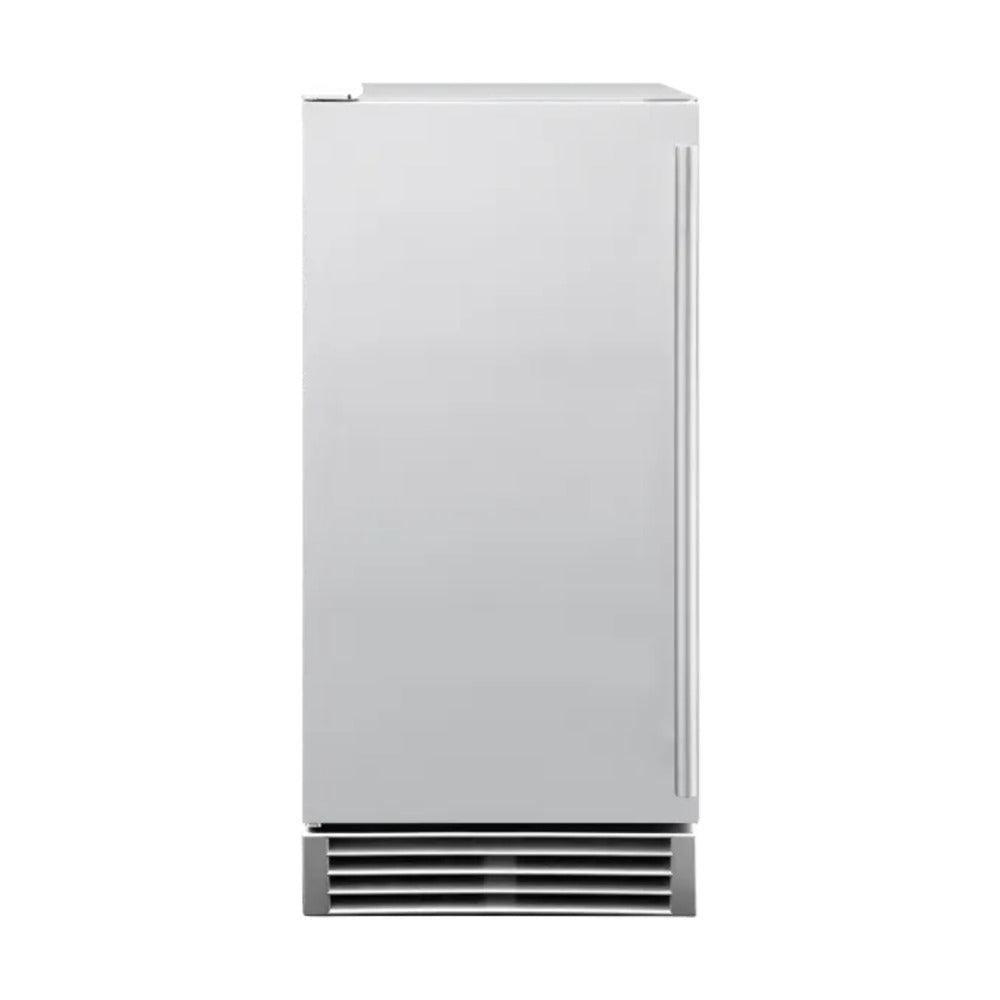 TrueFlame 15" UL-Outdoor Rated Ice Maker with Stainless Steel Door - 50lb Capacity