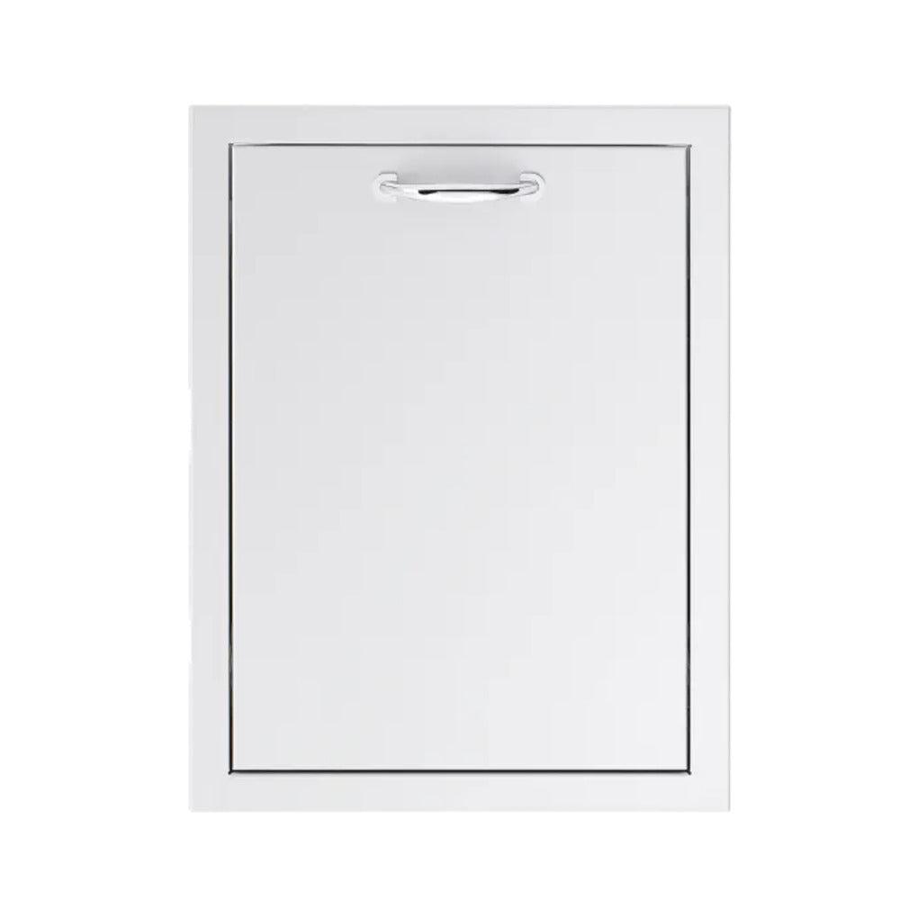 TrueFlame 20" Stainless Steel 2-Bin Trash and Recycling Drawer