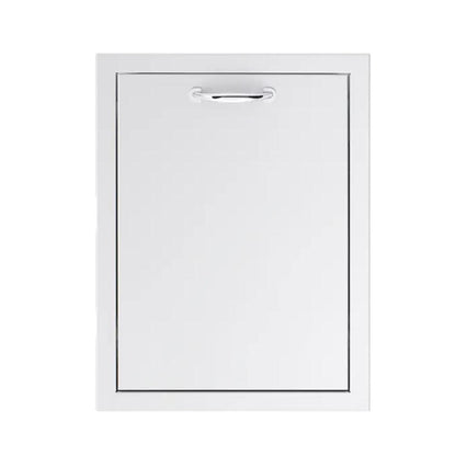 TrueFlame 20" Stainless Steel 2-Bin Trash and Recycling Drawer