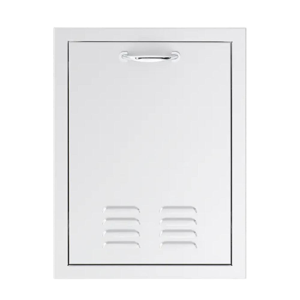 TrueFlame 20" Stainless Steel Trash/LP Tank Pullout Drawer Masonry Frame Return