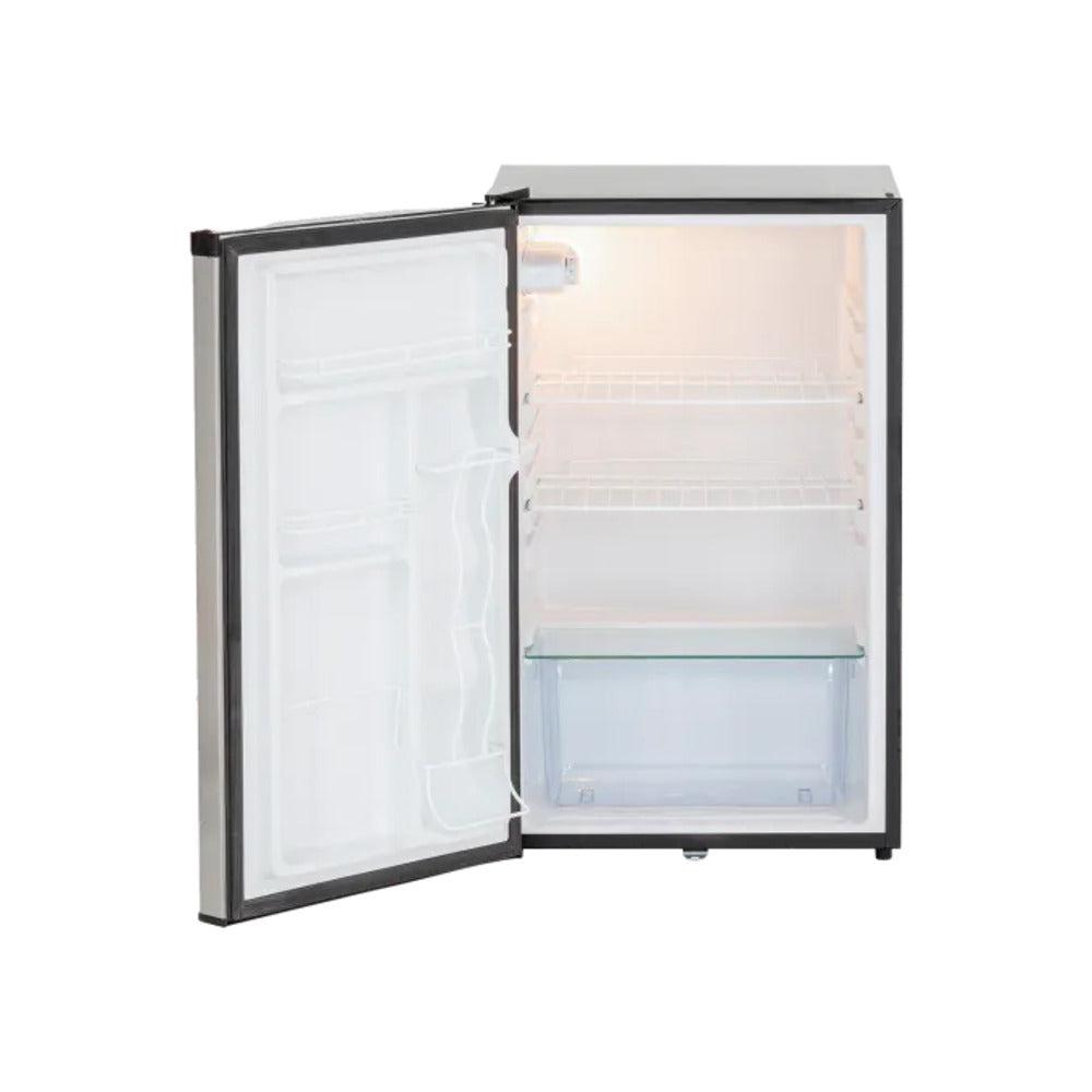 TrueFlame 21" 4.2c Deluxe Compact Fridge - Open from Right