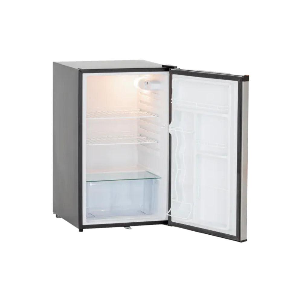 TrueFlame 21" 4.2c Standard Compact Fridge - Open from Left