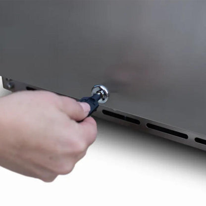 TrueFlame 24" 4.2c Standard Compact Fridge - Open from Left