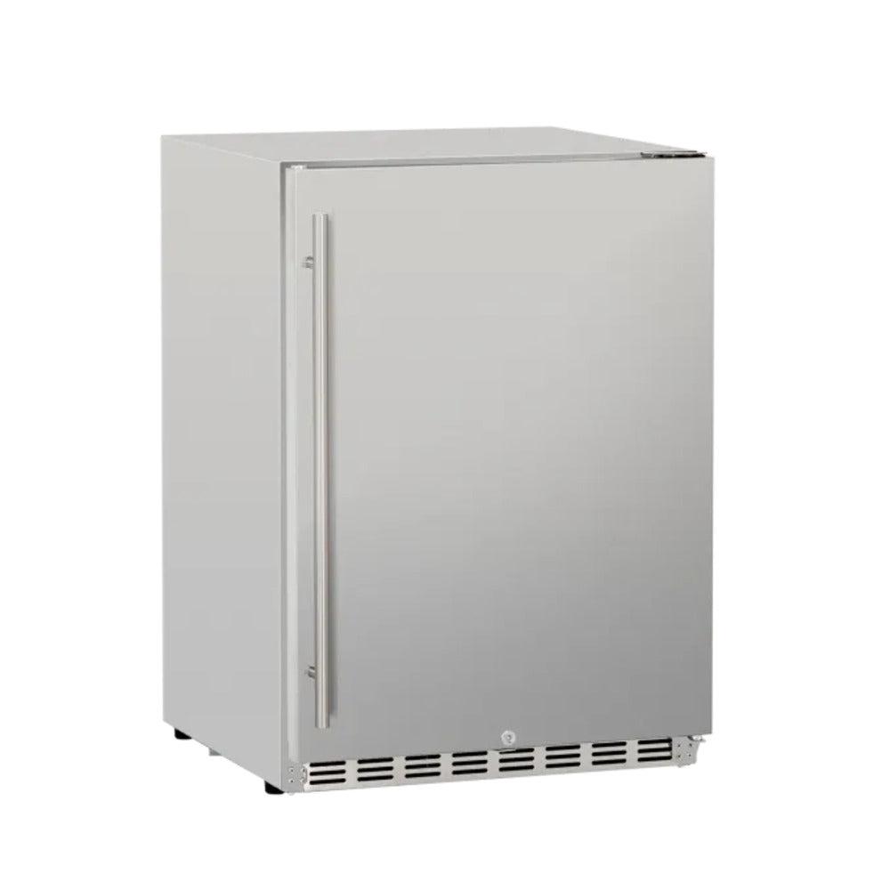 TrueFlame 24" 5.3c Deluxe Compact Fridge - Open from Left
