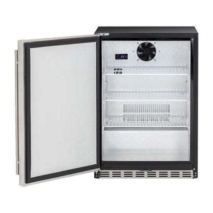 TrueFlame 24" 5.3c Standard Compact Fridge - Open from Right