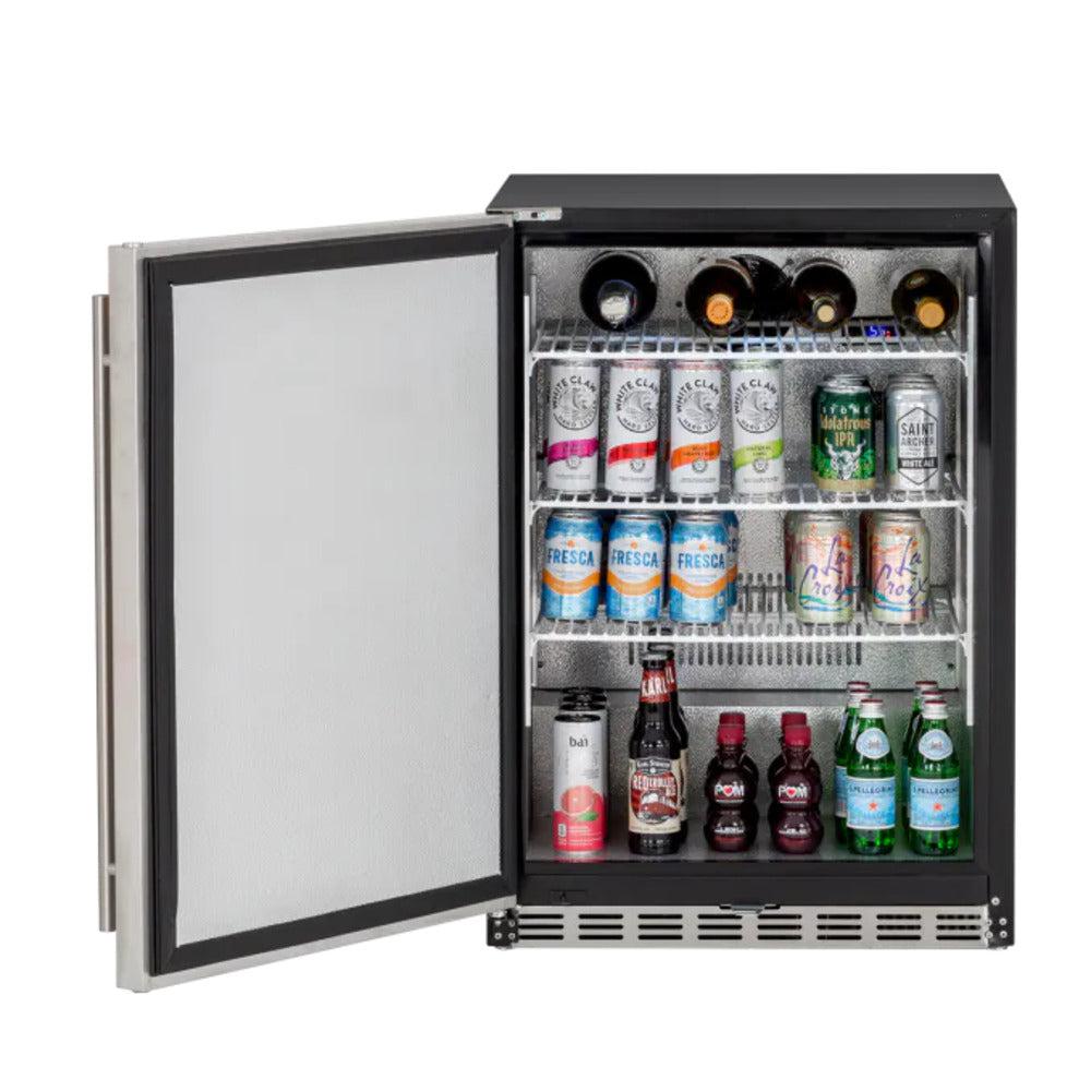 TrueFlame 24" 5.3c Standard Compact Fridge - Open from Right