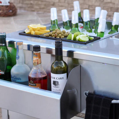 TrueFlame 30" Stainless Steel Beverage and Prep Station